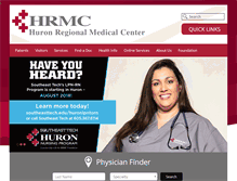 Tablet Screenshot of huronregional.org